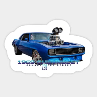 1969 Chevrolet Camaro Z28 Pro Street Sticker